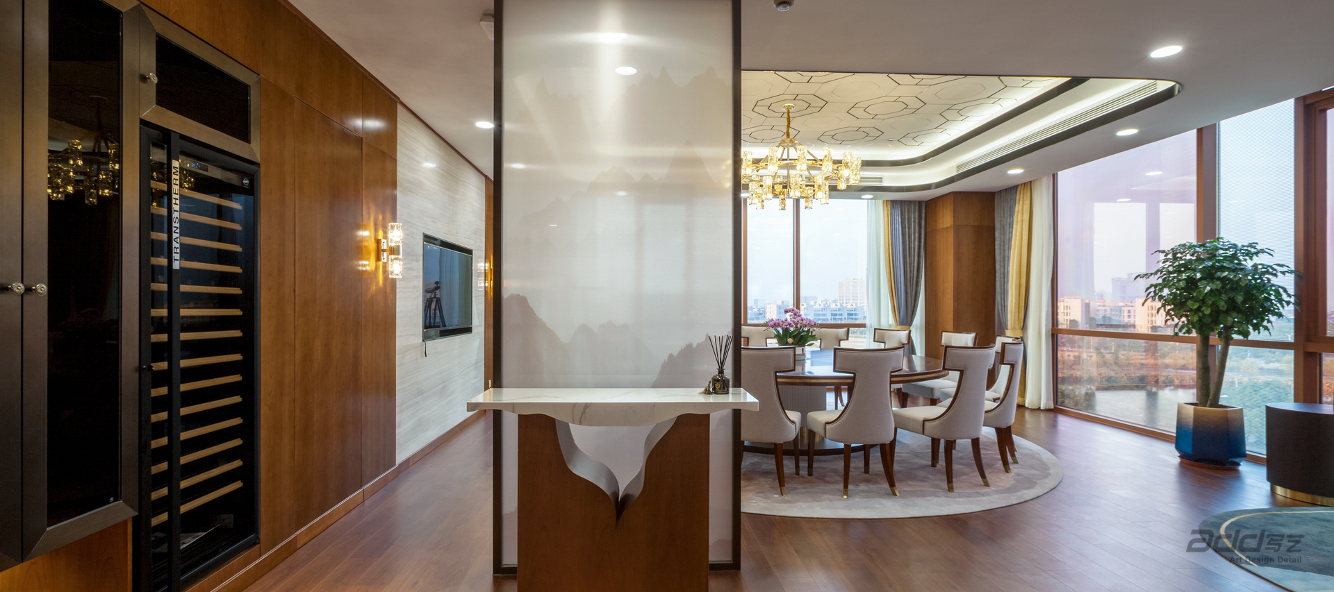 先聲藥業辦公樓設計裝修 vip用餐區-pc